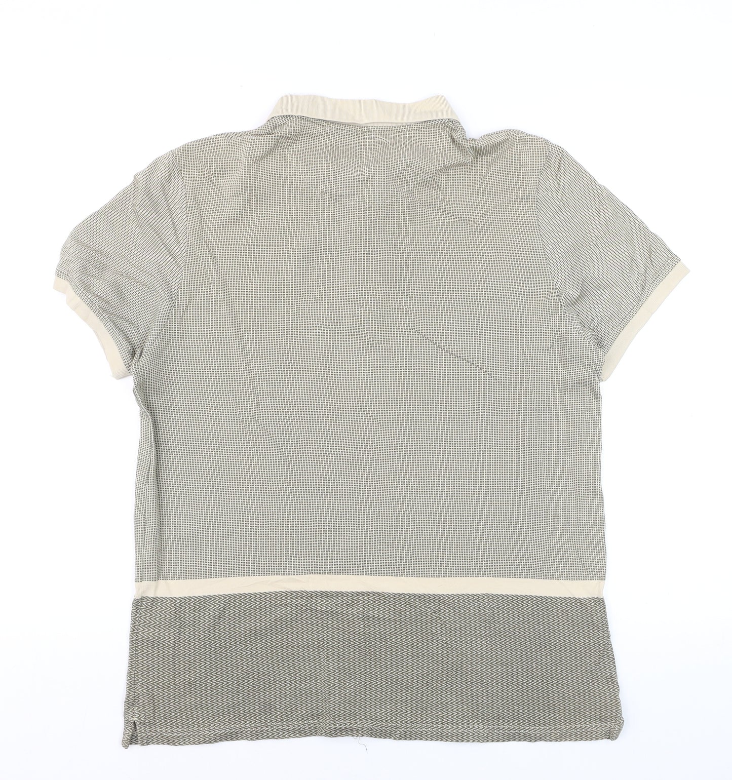 Lyle & Scott Men’s Beige XL Cotton Short Sleeve Polo Shirt