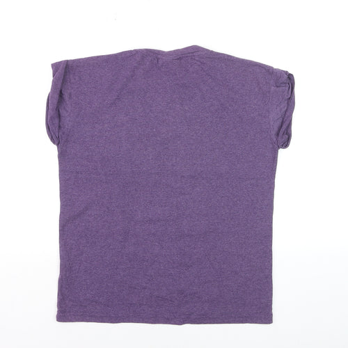 Disney Women's Purple Minnie Mouse Graphic T-Shirt Size 10