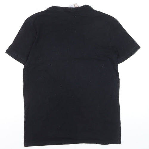 Dolce & Gabbana Men's Black Crew Neck Short Sleeve T-Shirt Size M