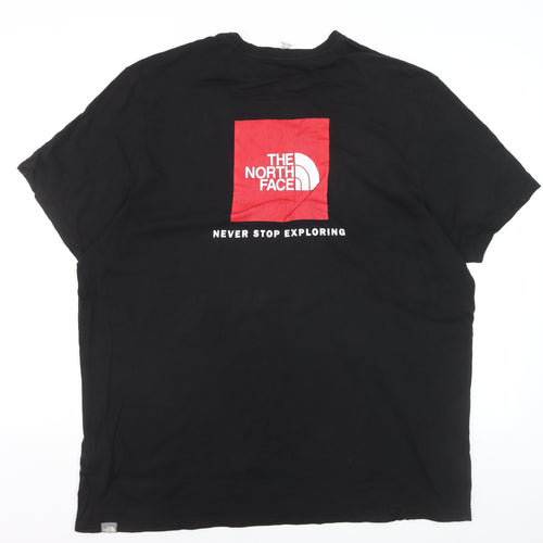The North Face Mens Black 2XL Graphic Outdoor T-Shirt