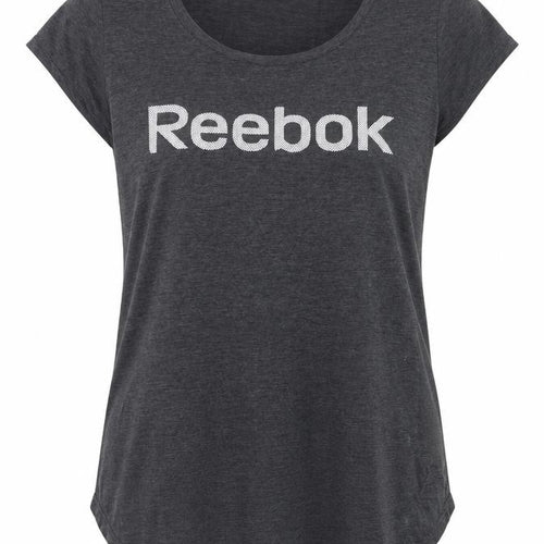 Reebok Womens Grey Short Sleeve Crew Neck T-Shirt Size L
