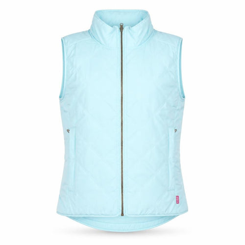 Musto Women Blue Polyester Quilted Bodywarmer Waistcoat Size 10
