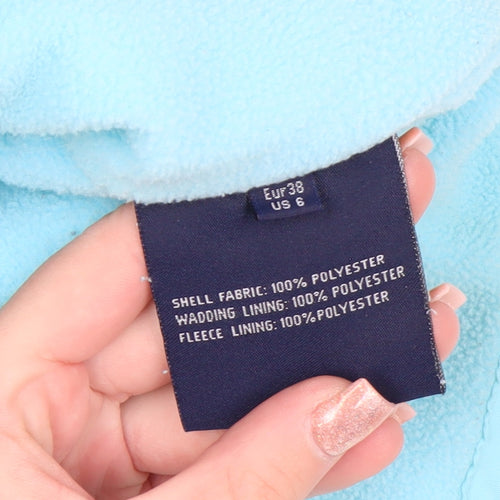 Musto Women Blue Polyester Quilted Bodywarmer Waistcoat Size 10
