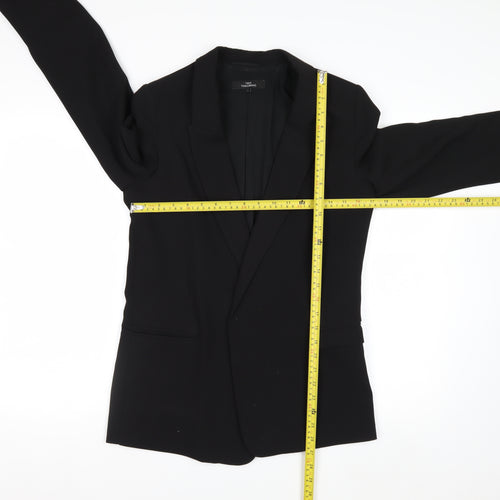 Next Tailoring Women's Black Blazer Jacket Size 8 Regular Fit