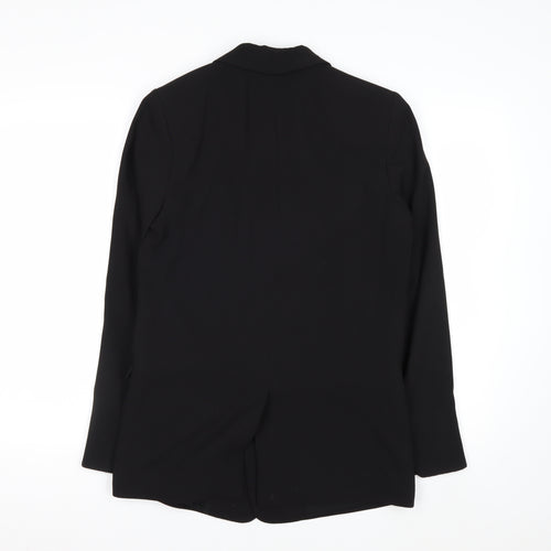 Next Tailoring Women's Black Blazer Jacket Size 8 Regular Fit