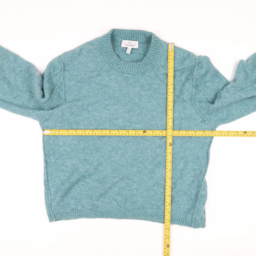 & Other Stories Women Blue Alpaca Wool Crew Neck Jumper Size S