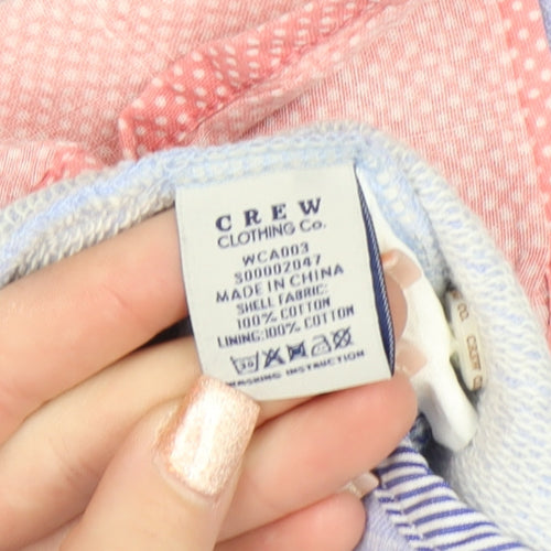 Crew Clothing Co. Women’s Blue Cotton Blazer Size 8 Classic Preppy Style
