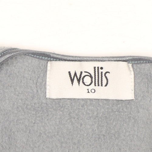 Wallis Women Grey Ombre Pullover Sweatshirt Size 10 Polyester