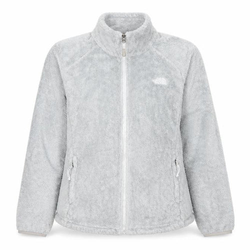 The North Face Women's Grey Full Zip Fleece Hoodie Large