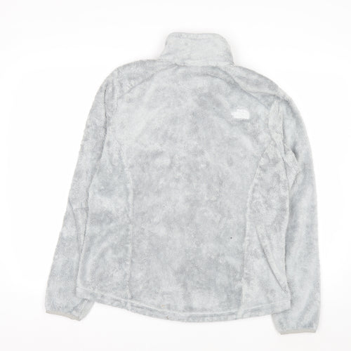 The North Face Women's Grey Full Zip Fleece Hoodie Large