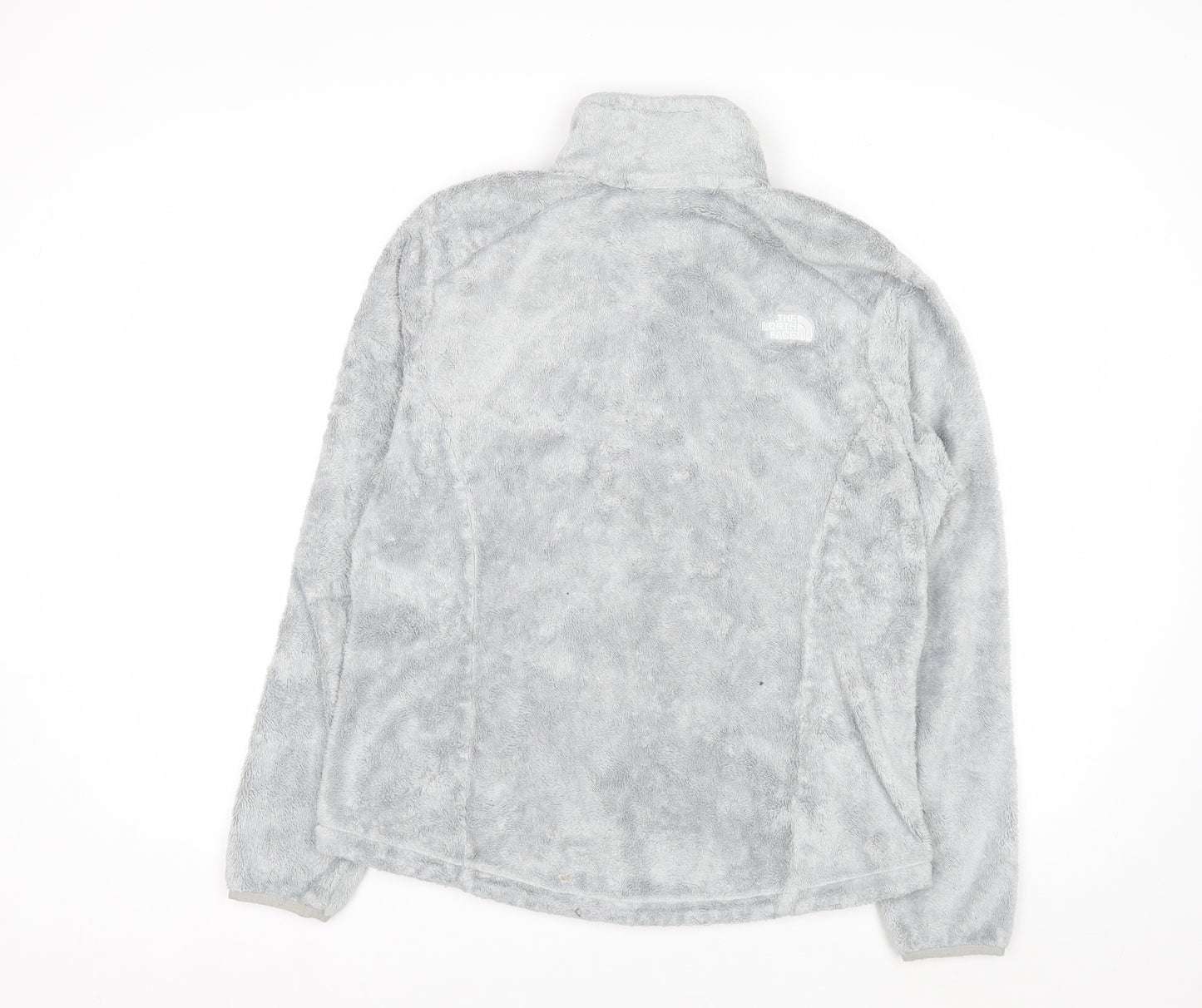 The North Face Women's Grey Full Zip Fleece Hoodie Large