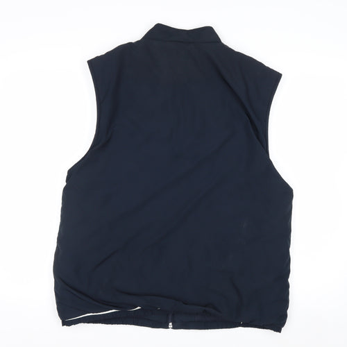 Reebok Mens Blue Polyester Zip Bodywarmer Gilet Size L