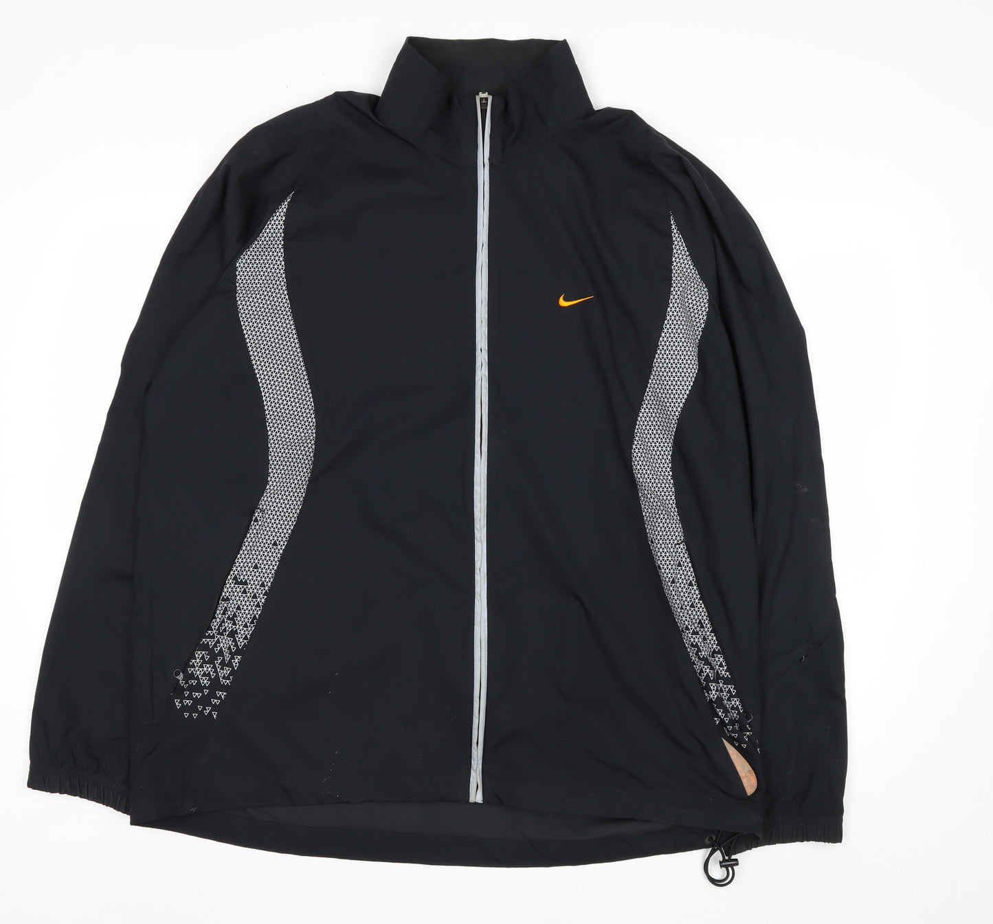 Nike Men's Black XL Reflective Windbreaker Jacket