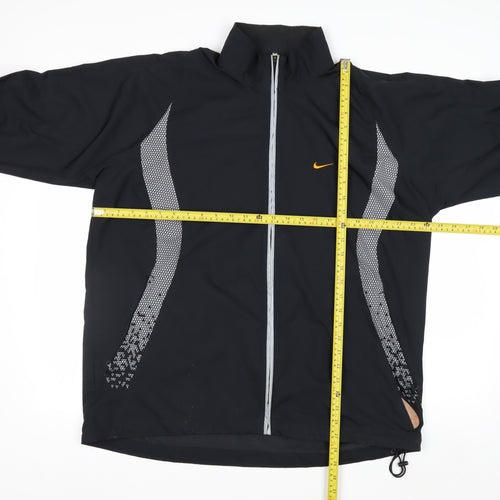 Nike Men's Black XL Reflective Windbreaker Jacket