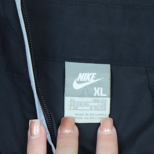 Nike Men's Black XL Reflective Windbreaker Jacket