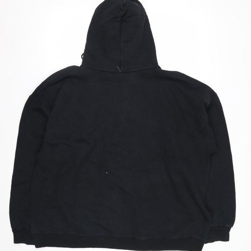 Hanes Men's Black London England Pullover Hoodie XL Fleece