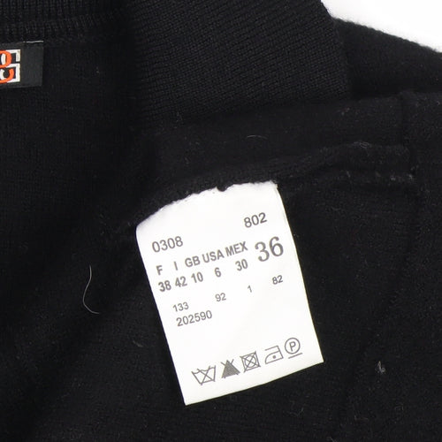 Betty Barclay Womens Black Wool Blazer Size 10 Classic Work Jacket