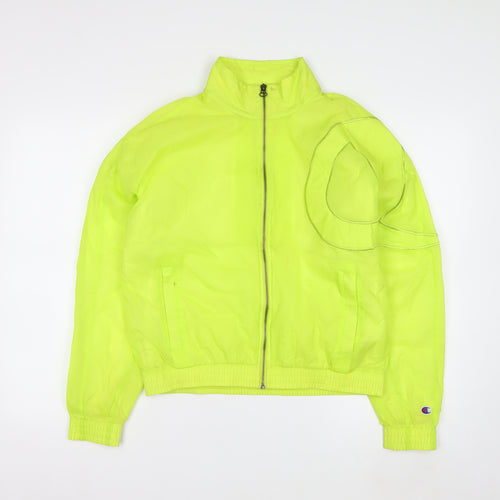 Champion Men's Yellow Windbreaker Jacket Small Lightweight Sports