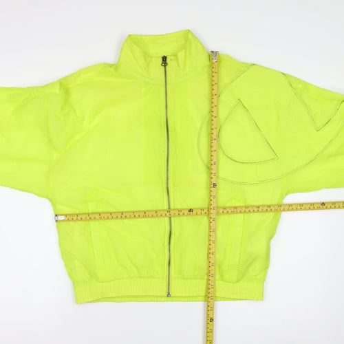 Champion Men's Yellow Windbreaker Jacket Small Lightweight Sports