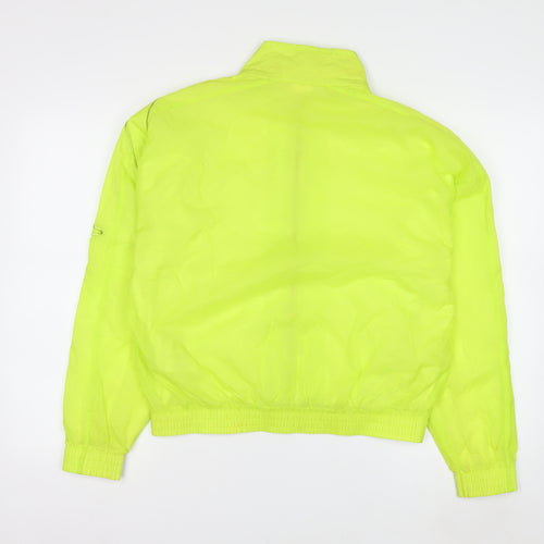 Champion Men's Yellow Windbreaker Jacket Small Lightweight Sports