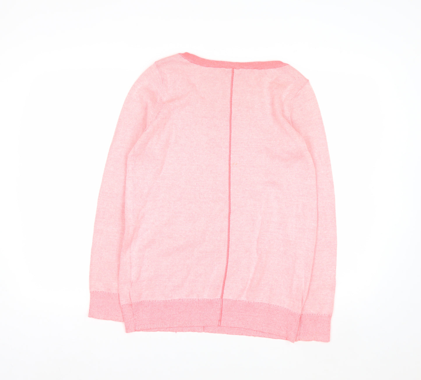 GAP Womens Pink Scoop Neck Long Sleeve Pullover Jumper Size M