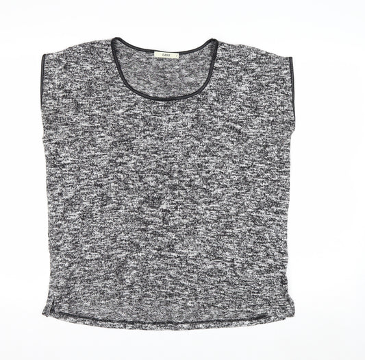 Oasis Women’s Grey Knit Sleeveless Pullover Jumper Size S