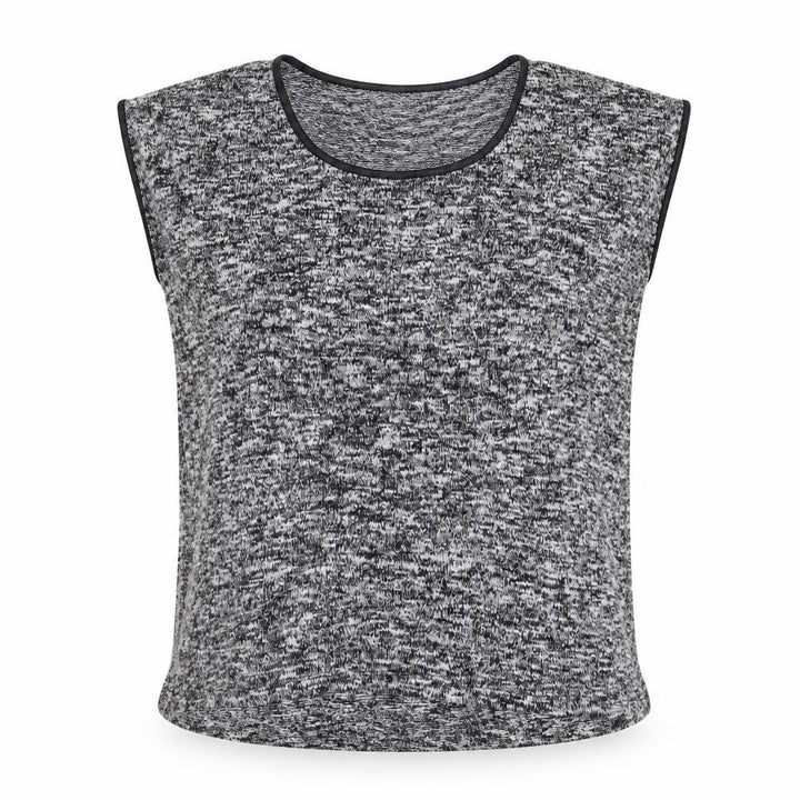 Oasis Women’s Grey Knit Sleeveless Pullover Jumper Size S