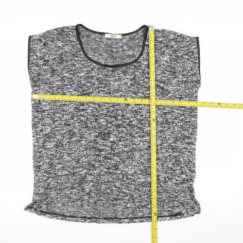 Oasis Women’s Grey Knit Sleeveless Pullover Jumper Size S