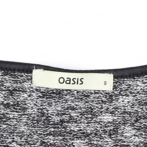 Oasis Women’s Grey Knit Sleeveless Pullover Jumper Size S