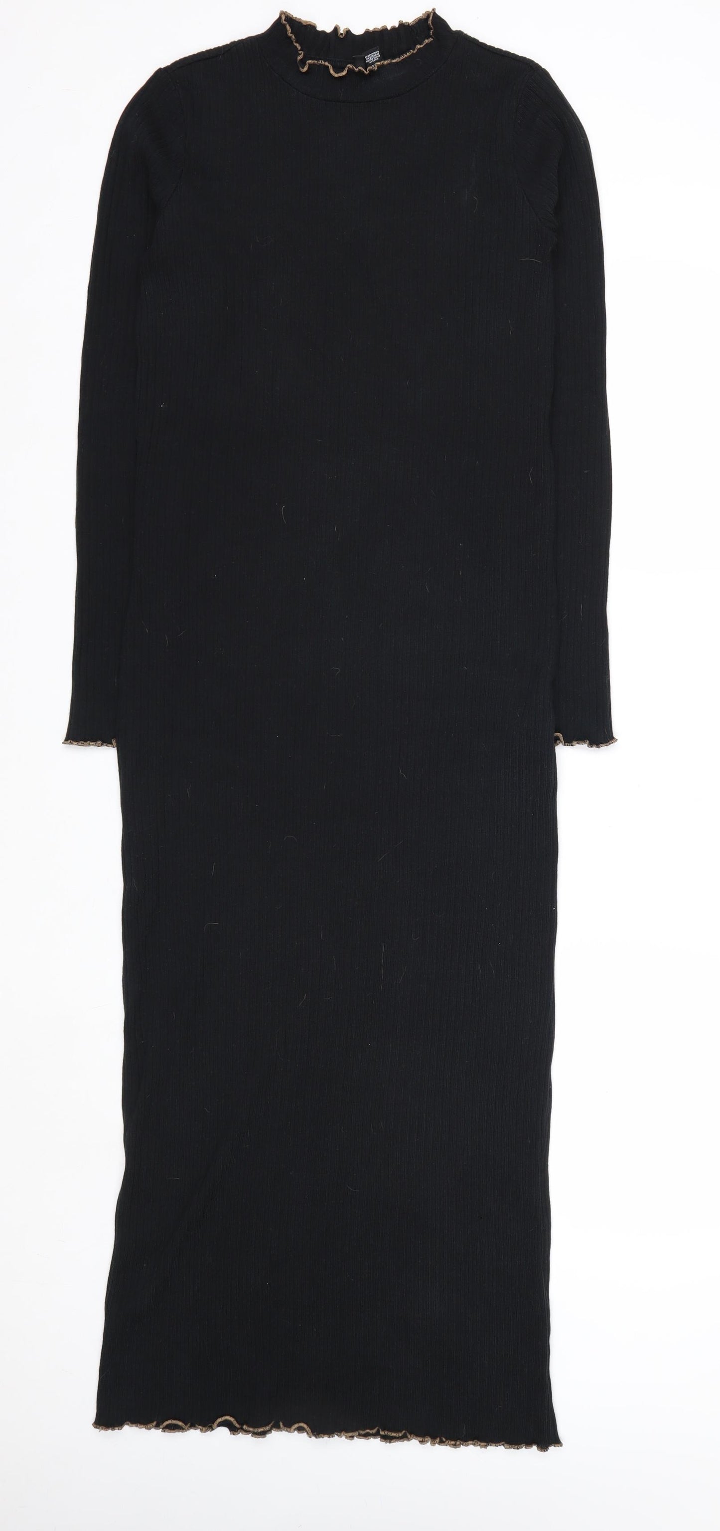 Vero Moda Women’s Black Midi Bodycon Knit Dress Size M