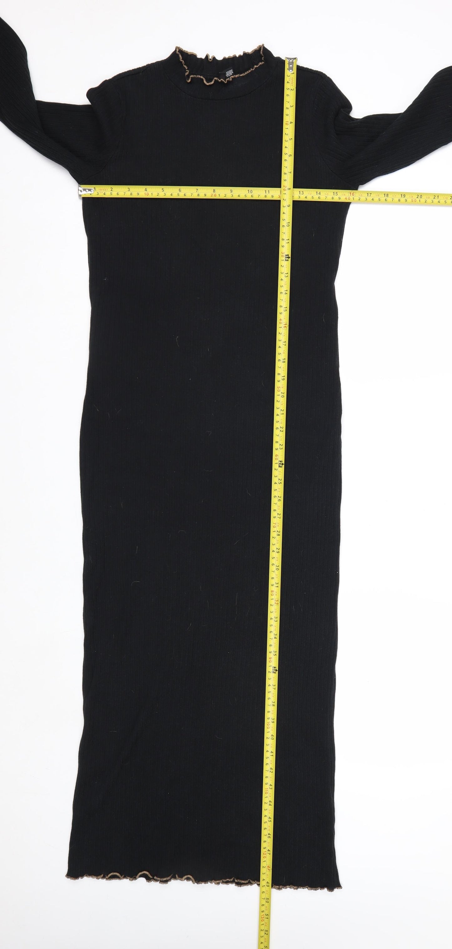 Vero Moda Women’s Black Midi Bodycon Knit Dress Size M