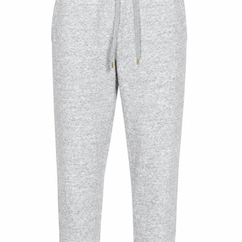 Uniqlo Men's Grey L Fleece-Lined Joggers with Drawstring Waist