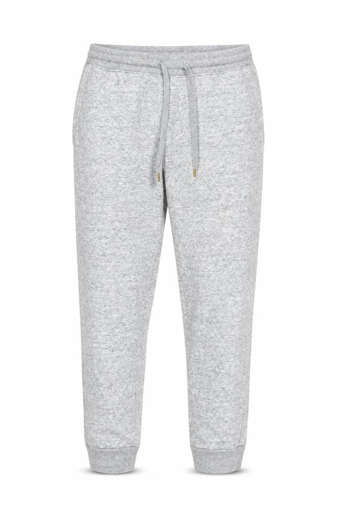 Uniqlo Men's Grey L Fleece-Lined Joggers with Drawstring Waist
