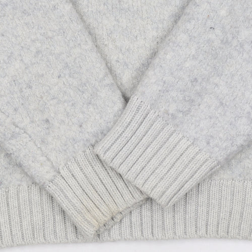 GAP Women’s Grey Wool Blend Crew Neck Pullover Jumper Size XL