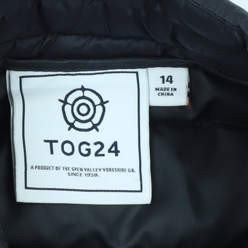 TOG24 Women’s Black Size 14 Puffer Jacket Lightweight Activewear