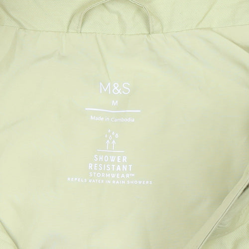 Marks and Spencer Women's Beige M Shower Resistant Windbreaker Jacket