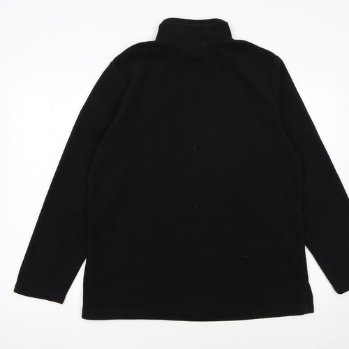 Craghoppers Women Black UK 16 1/2 Zip Fleece Pullover Sweatshirt