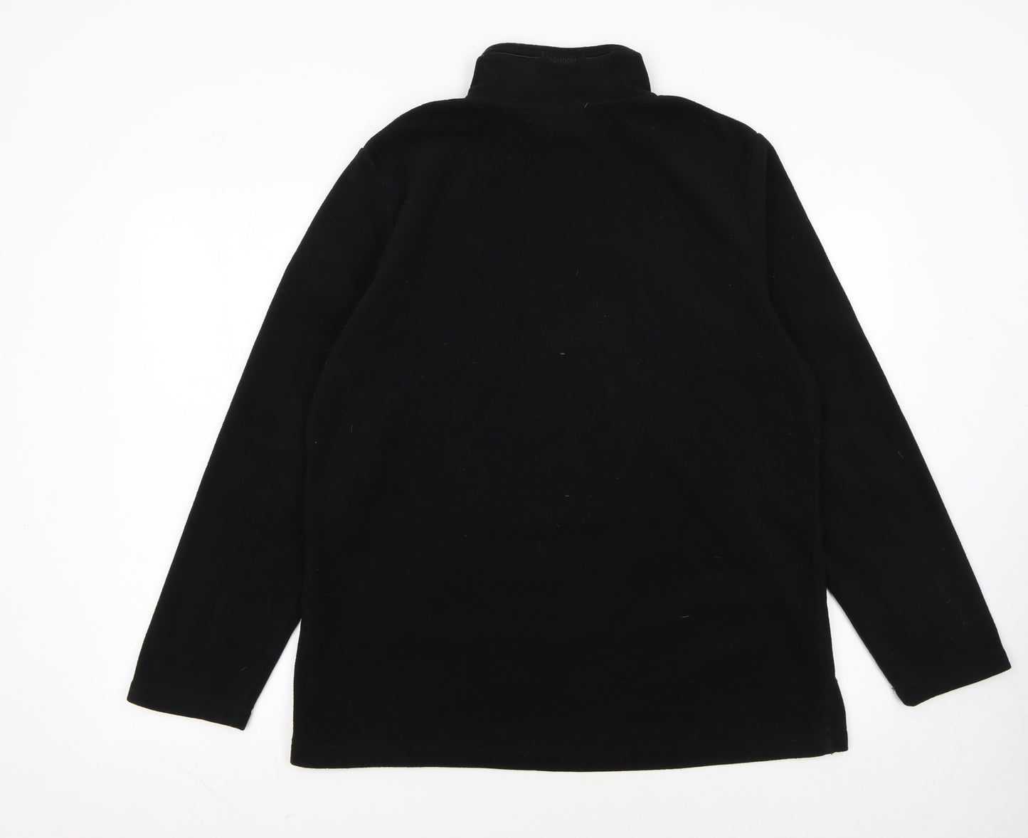 Craghoppers Women Black UK 16 1/2 Zip Fleece Pullover Sweatshirt