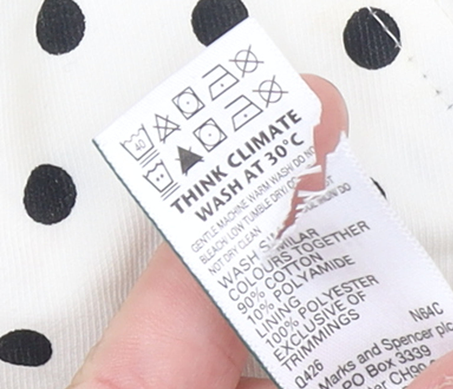 Marks and Spencer Women’s Ivory Polka Dot Windbreaker Jacket L