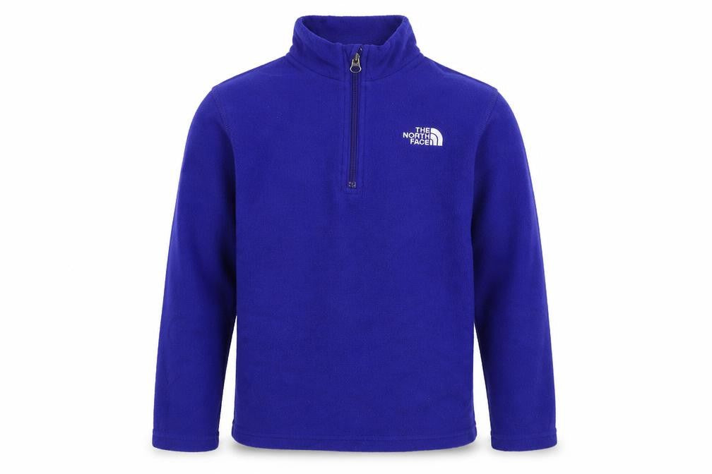 The North Face Boys Blue Fleece 1/4 Zip Sweatshirt Medium Youth