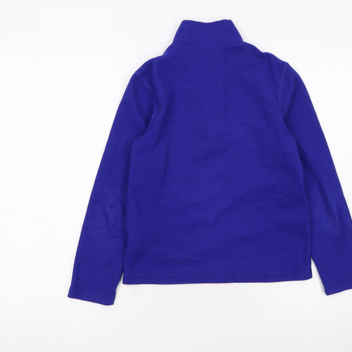 The North Face Boys Blue Fleece 1/4 Zip Sweatshirt Medium Youth
