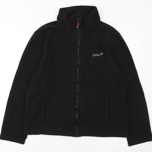 Gelert Men's Black Fleece Full Zip Outdoor Jacket Size S