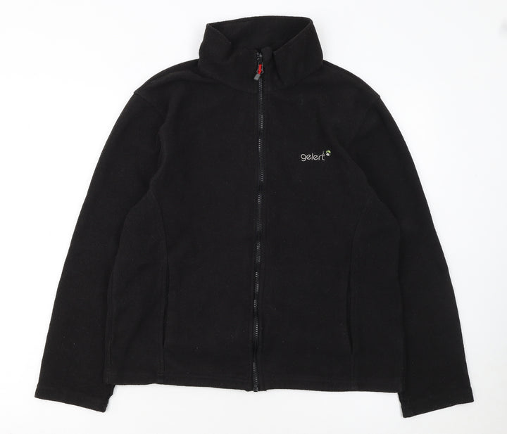 Gelert Men's Black Fleece Full Zip Outdoor Jacket Size S
