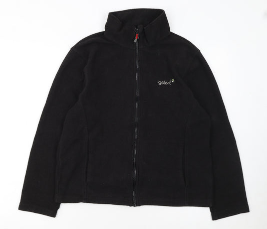 Gelert Men's Black Fleece Full Zip Outdoor Jacket Size S