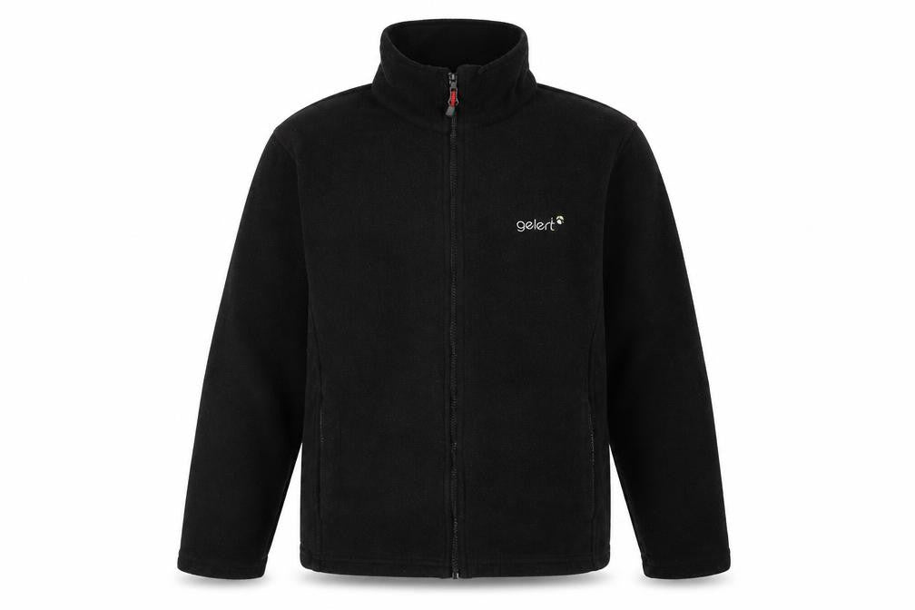 Gelert Men's Black Fleece Full Zip Outdoor Jacket Size S