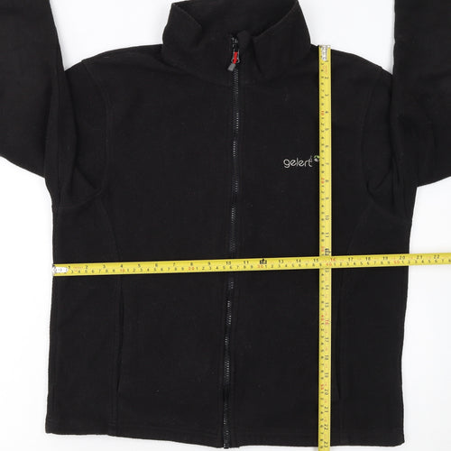 Gelert Men's Black Fleece Full Zip Outdoor Jacket Size S