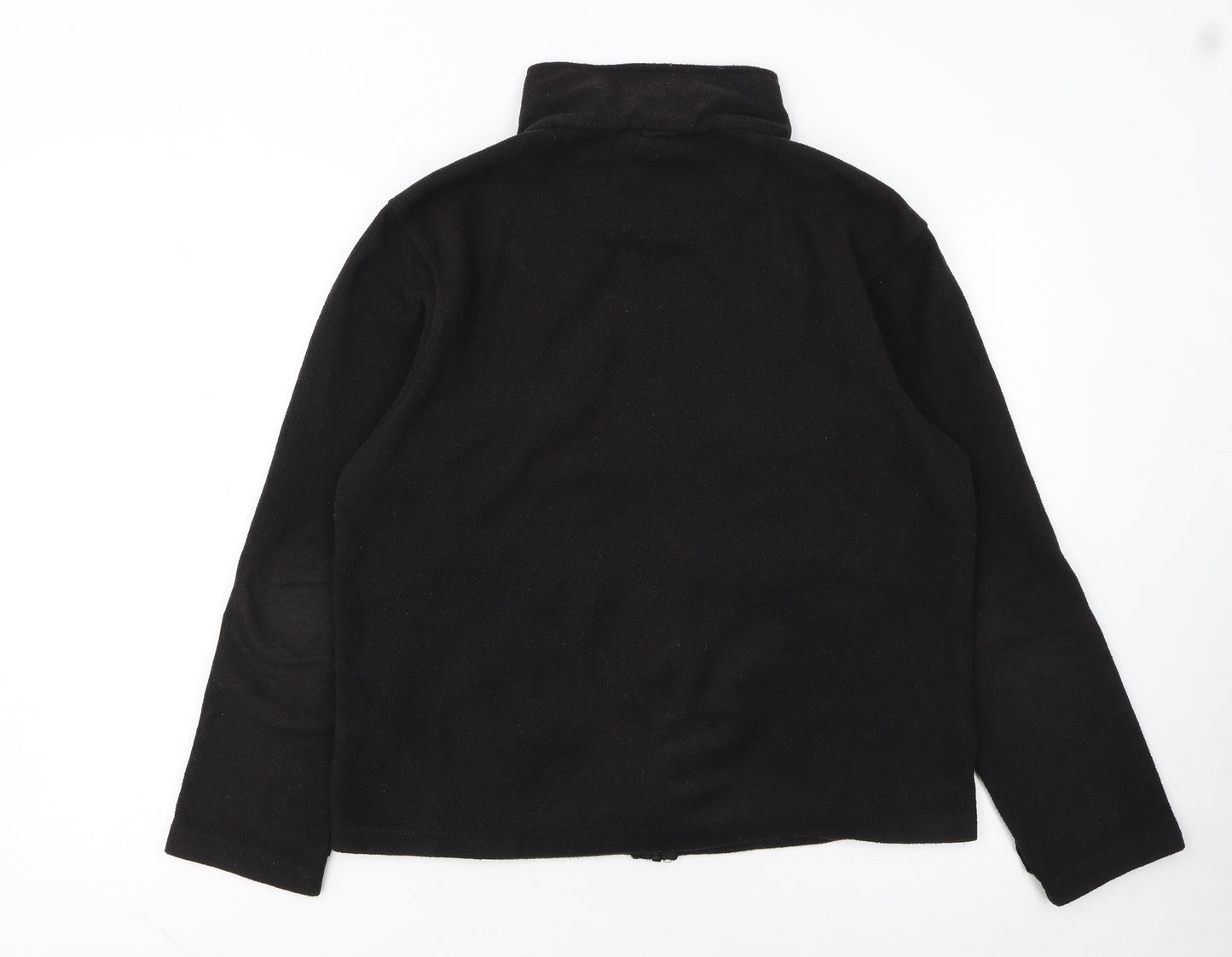 Gelert Men's Black Fleece Full Zip Outdoor Jacket Size S