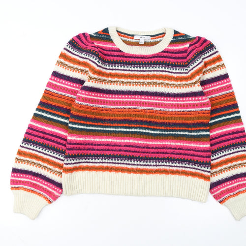 Next Women's Multicoloured Striped Knit Jumper Size S