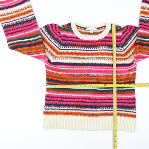 Next Women's Multicoloured Striped Knit Jumper Size S