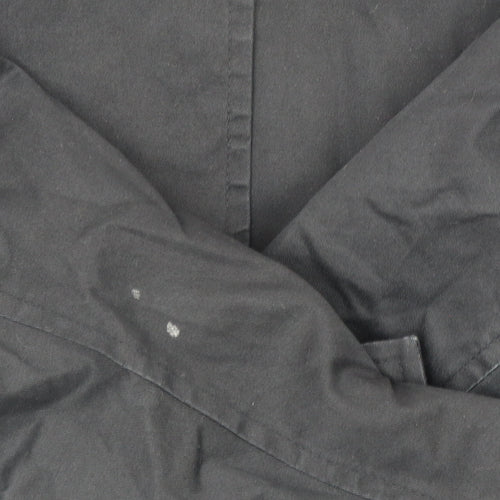Marks and Spencer Women’s Black Size 16 Long Trench Coat Belted Twill